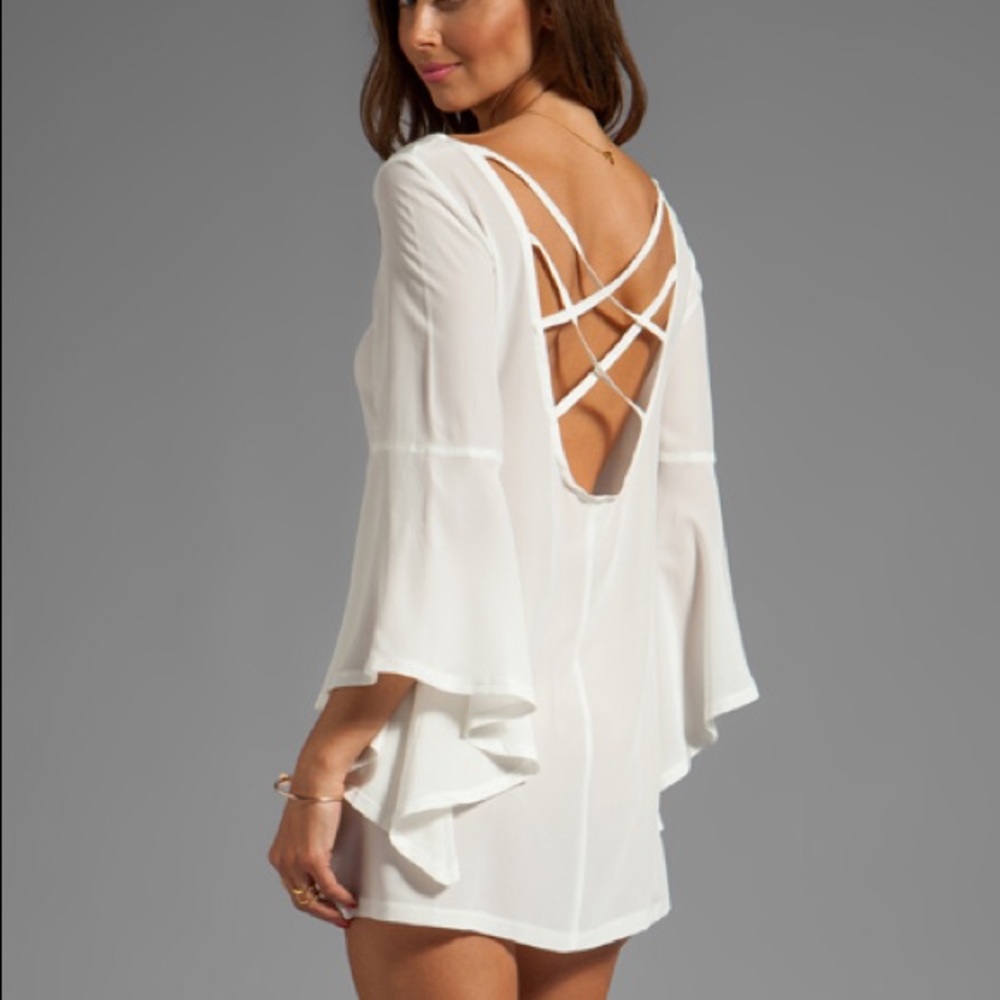 Open back tunic